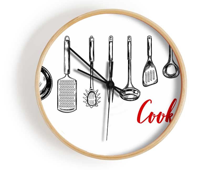 Utensils 4 Clock - Wallart-Direct UK