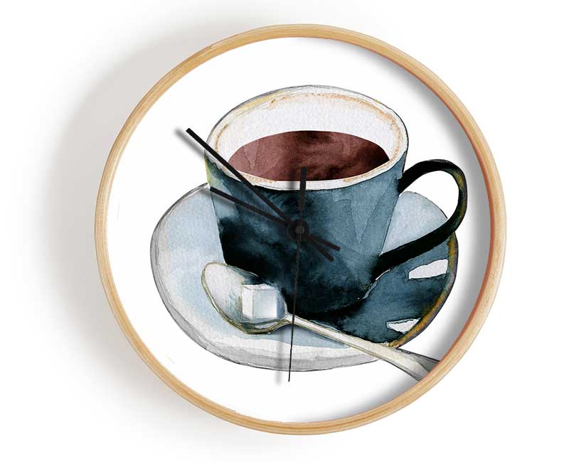 Coffee Time Clock - Wallart-Direct UK