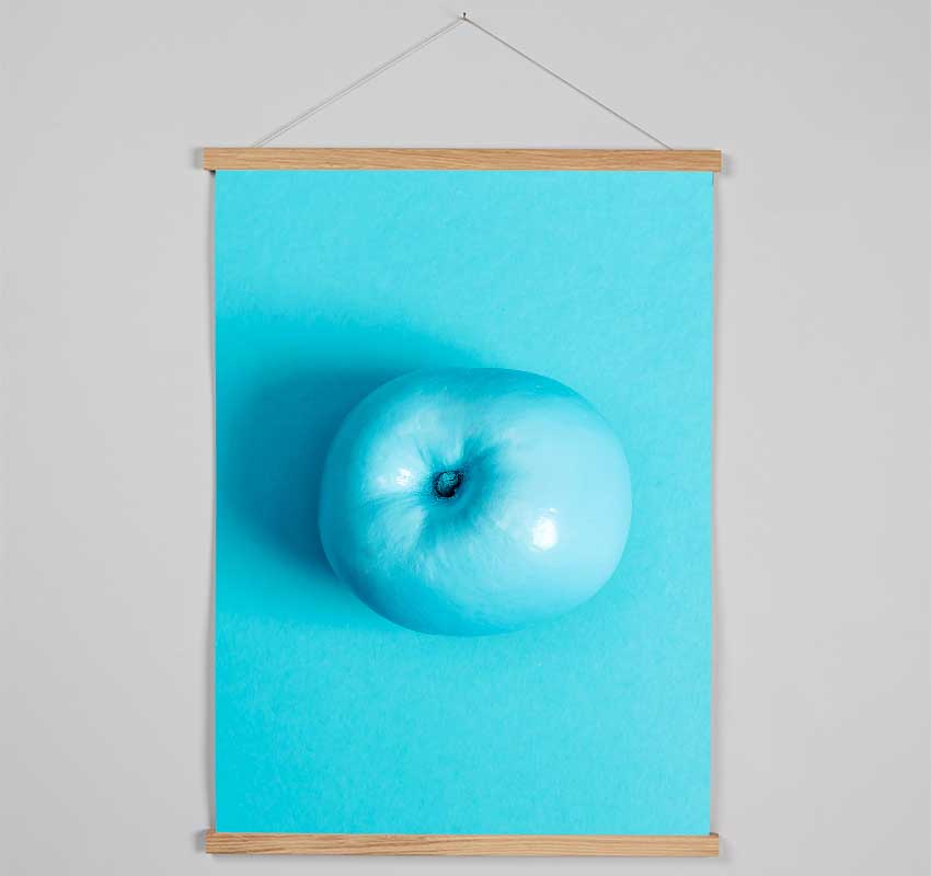 Blue Apple Hanging Poster - Wallart-Direct UK