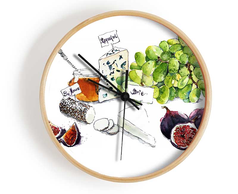 Perfect Cheeseboard Clock - Wallart-Direct UK