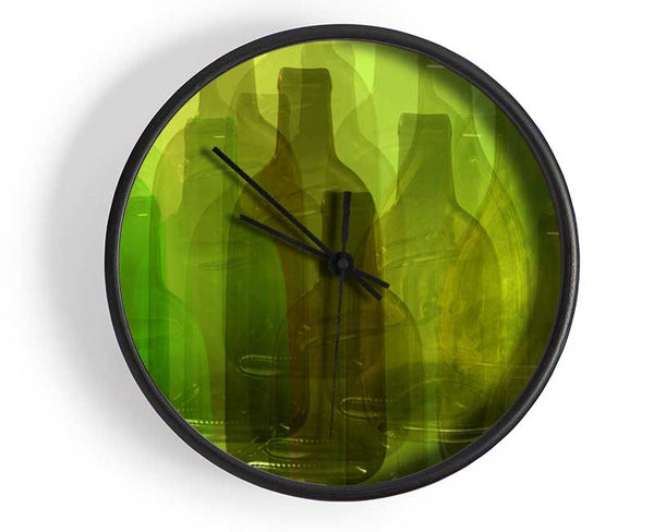 Just Wine Bottles Clock - Wallart-Direct UK