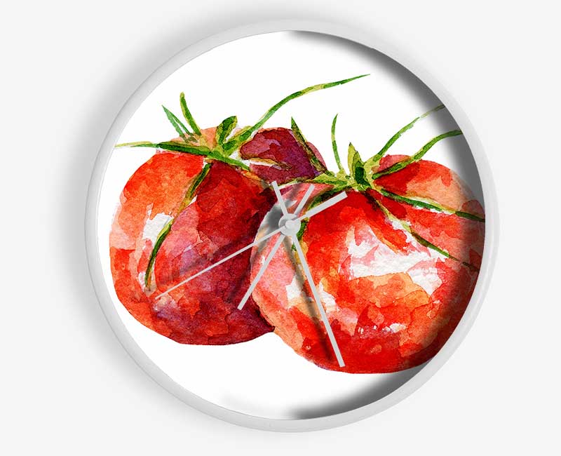 Duo Tomato 1 Clock - Wallart-Direct UK