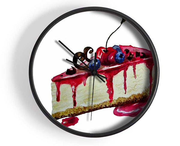 Cheesecake Delight Clock - Wallart-Direct UK