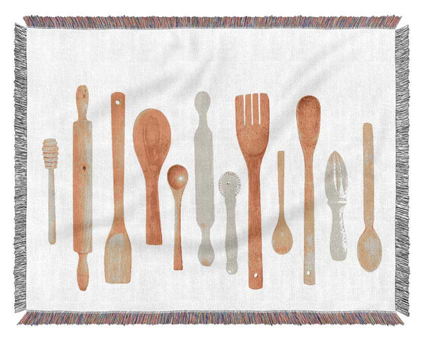 Utensils 12 Woven Blanket