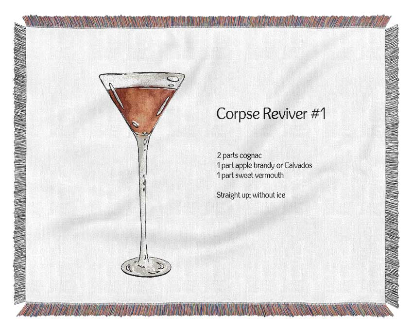 Corpse Reviver Cocktail Woven Blanket