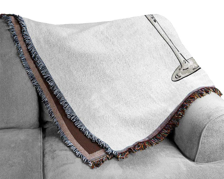 Corpse Reviver Cocktail Woven Blanket