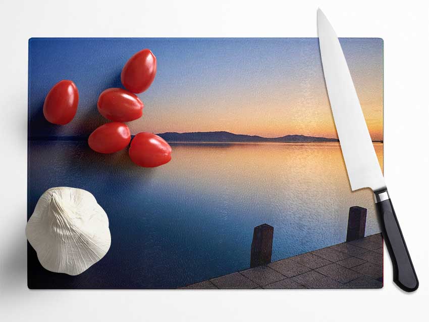 Tranquil Time Glass Chopping Board