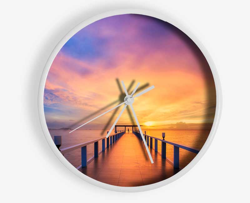 The Perfect Sunset Clock - Wallart-Direct UK