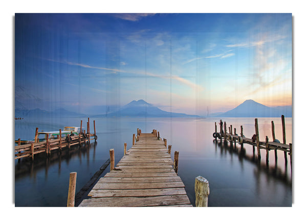 Mountains At The End Of The Dock