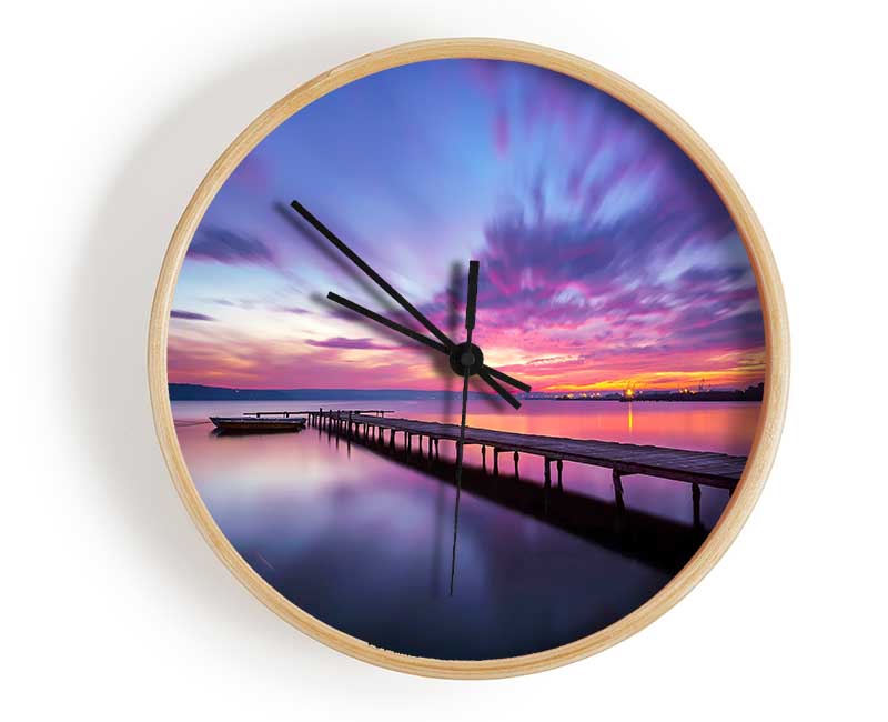 At The End Of The Day Clock - Wallart-Direct UK