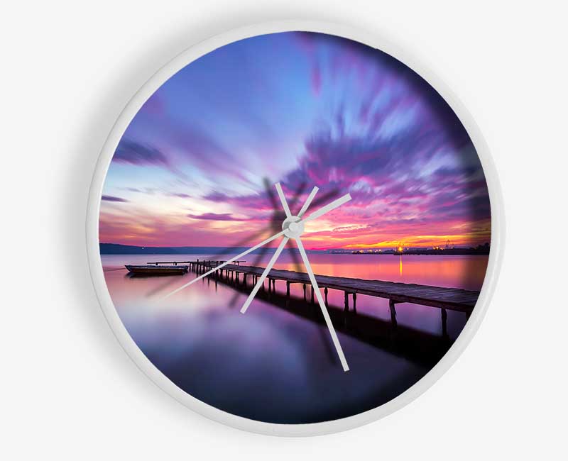 At The End Of The Day Clock - Wallart-Direct UK