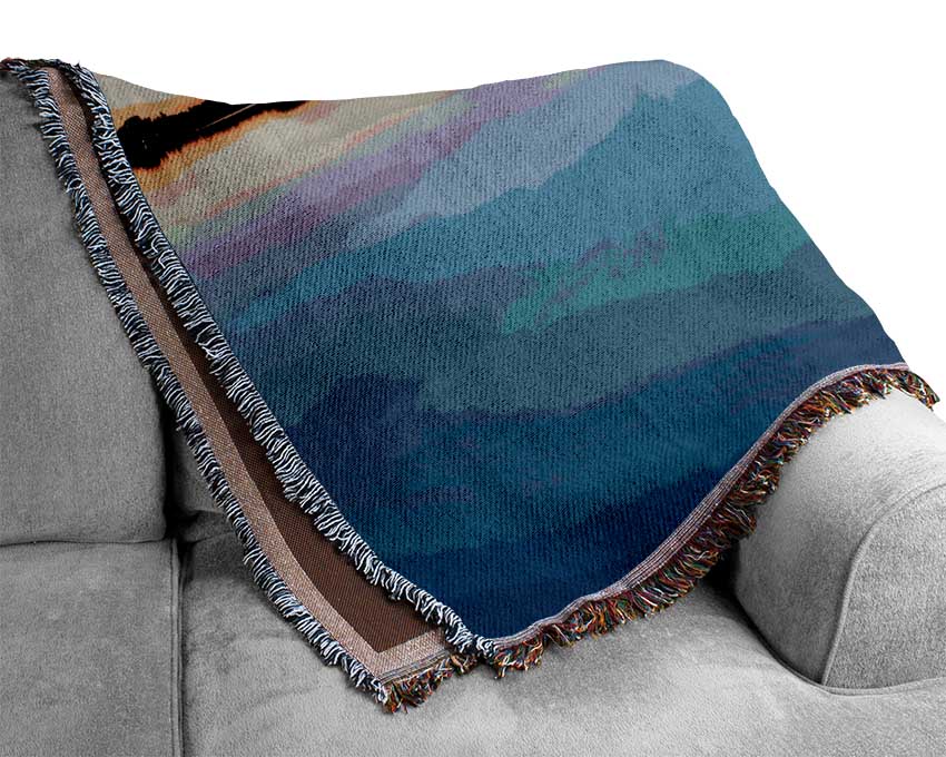 Calmness Of Water Woven Blanket