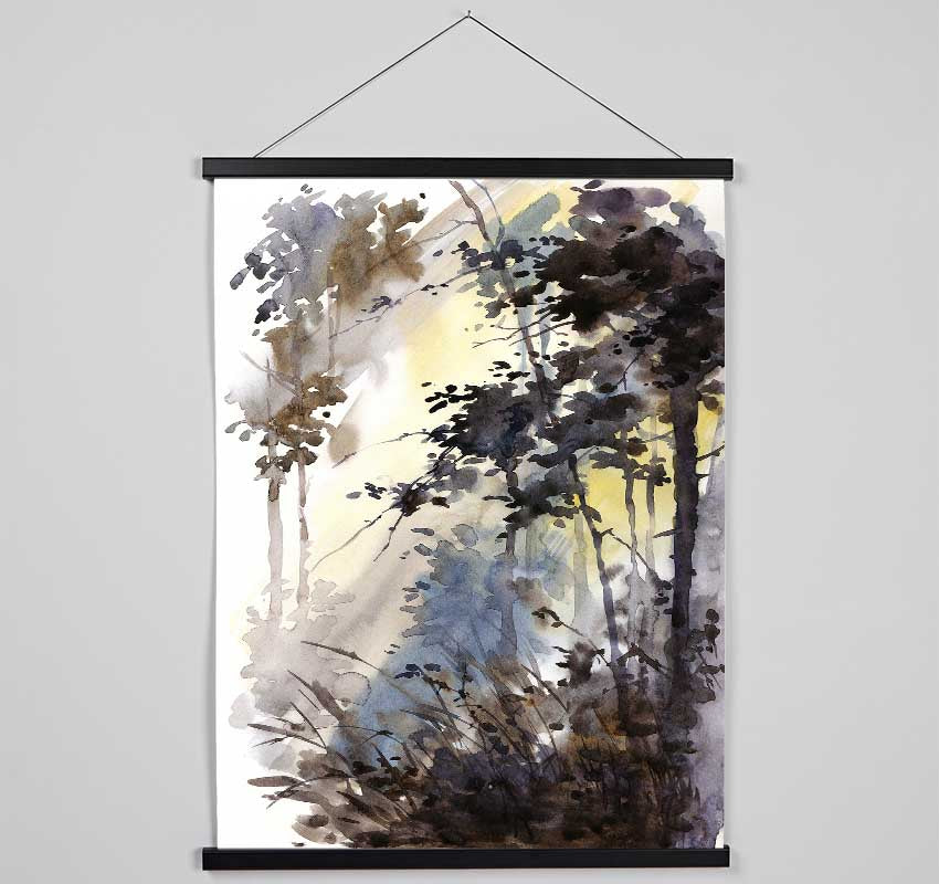 Chocolate Woodland Hanging Poster - Wallart-Direct UK