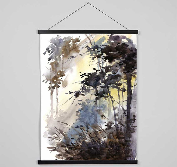 Chocolate Woodland Hanging Poster - Wallart-Direct UK