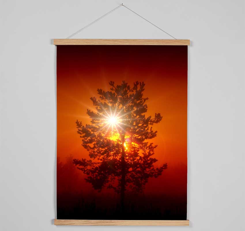 Orange Skies Hanging Poster - Wallart-Direct UK