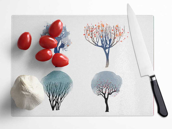 Four Seasons 1 Glass Chopping Board