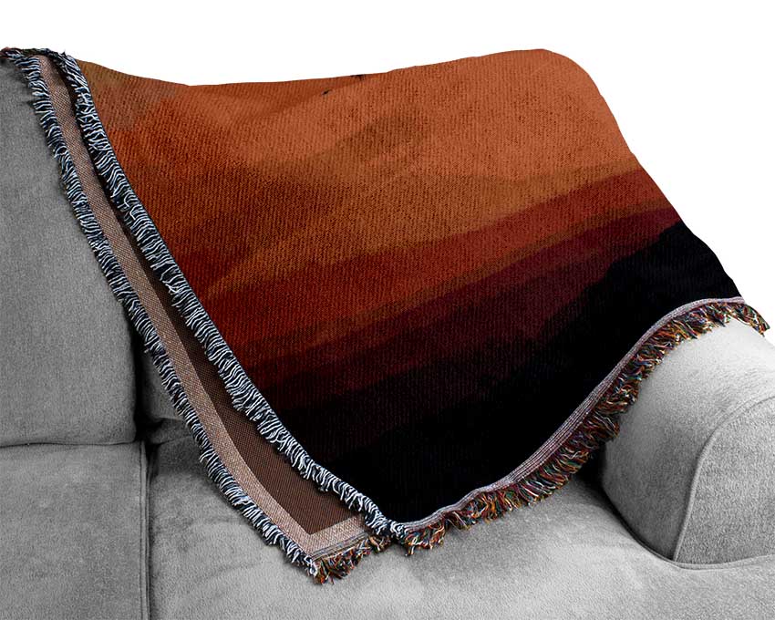 African Sunset Woven Blanket