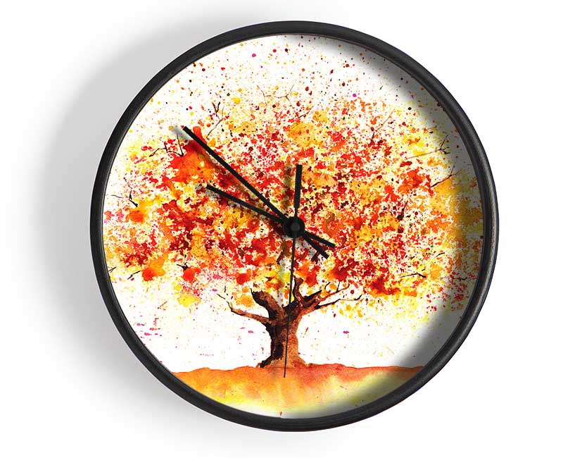 Stunning Autumn Tree Clock - Wallart-Direct UK