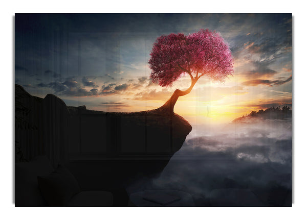 Pink Tree Cliff Top