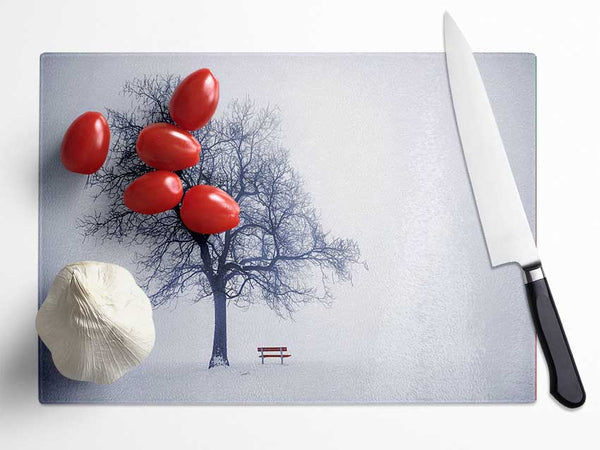 Lonesome Tree Glass Chopping Board