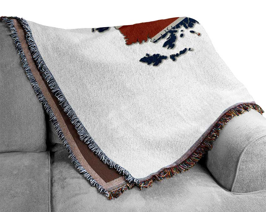 United Kingdom Flag 2 Woven Blanket