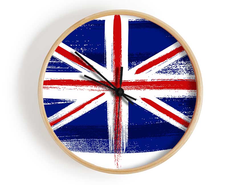 British Flag 1 Clock - Wallart-Direct UK