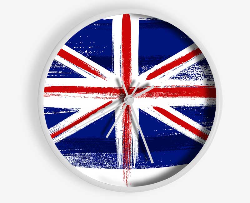 British Flag 1 Clock - Wallart-Direct UK