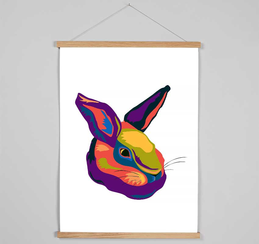 Pop Art Rabbit Hanging Poster - Wallart-Direct UK