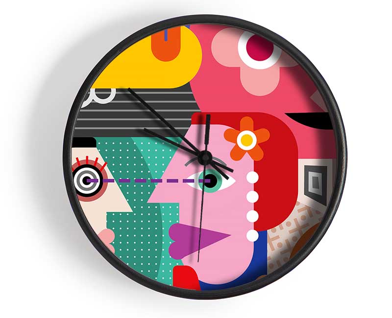 Look Into My Eyes Clock - Wallart-Direct UK