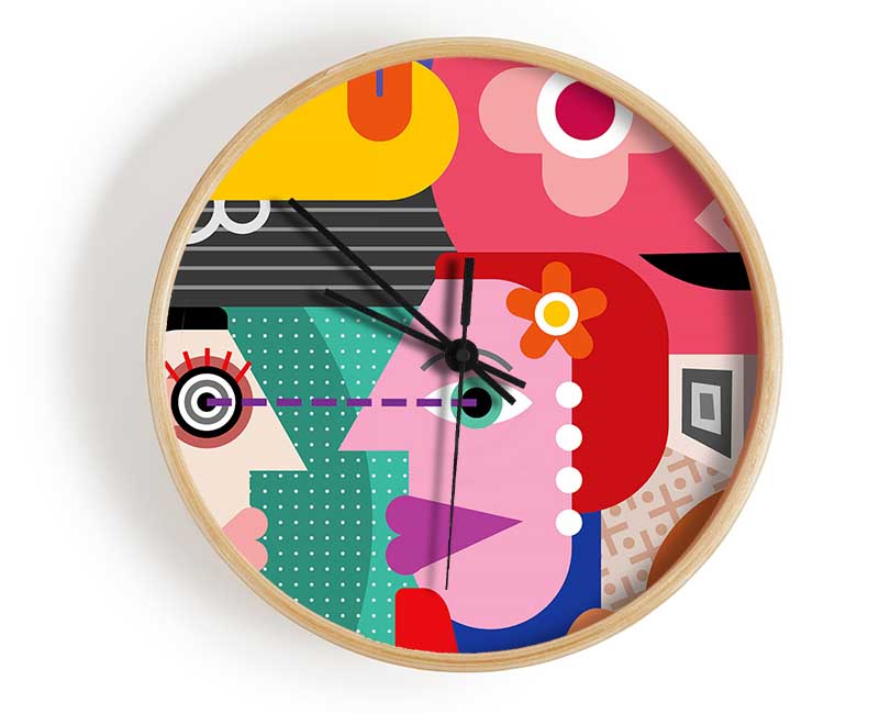 Look Into My Eyes Clock - Wallart-Direct UK