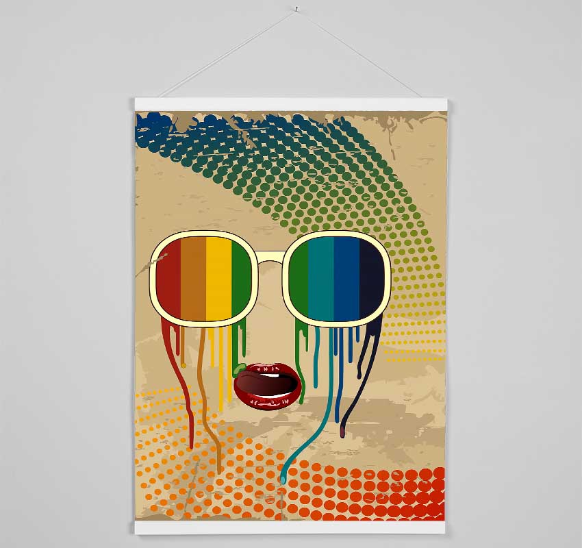 Rainbow Retro Shades Hanging Poster - Wallart-Direct UK