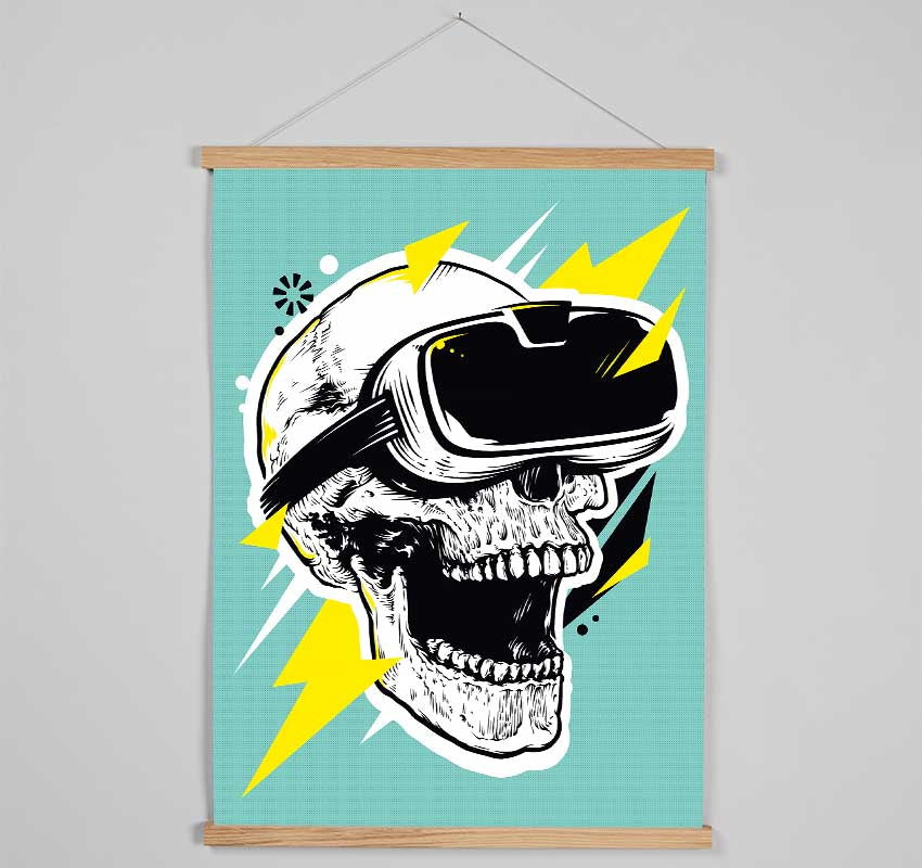 Video Game Shocked Skull Hanging Poster - Wallart-Direct UK