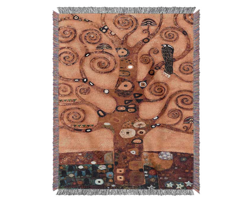 Klimt Tree Woven Blanket