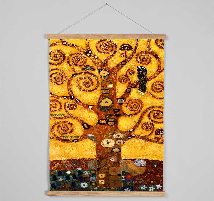 Klimt Tree Hanging Poster - Wallart-Direct UK