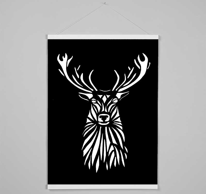 Stag Beauty Hanging Poster - Wallart-Direct UK