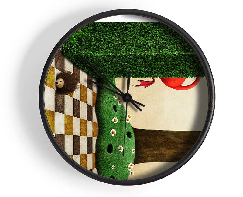 Alice In Wonderland Cheshire Cat Clock - Wallart-Direct UK