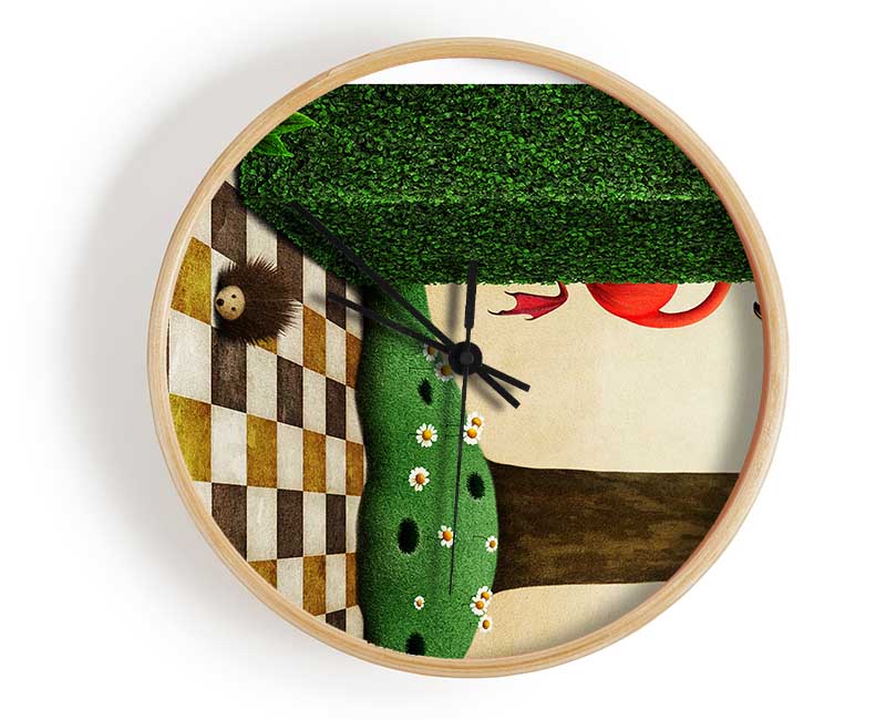 Alice In Wonderland Cheshire Cat Clock - Wallart-Direct UK