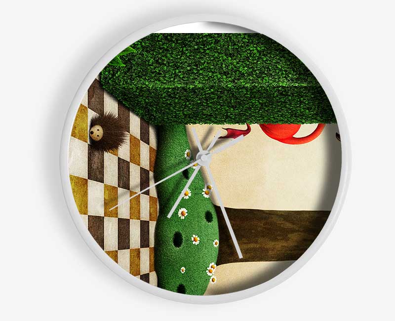 Alice In Wonderland Cheshire Cat Clock - Wallart-Direct UK