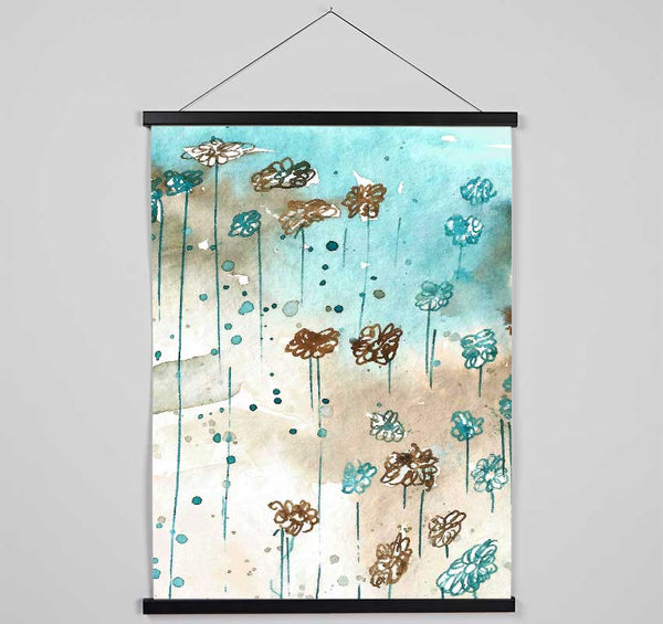 Flower Bloom Hanging Poster - Wallart-Direct UK