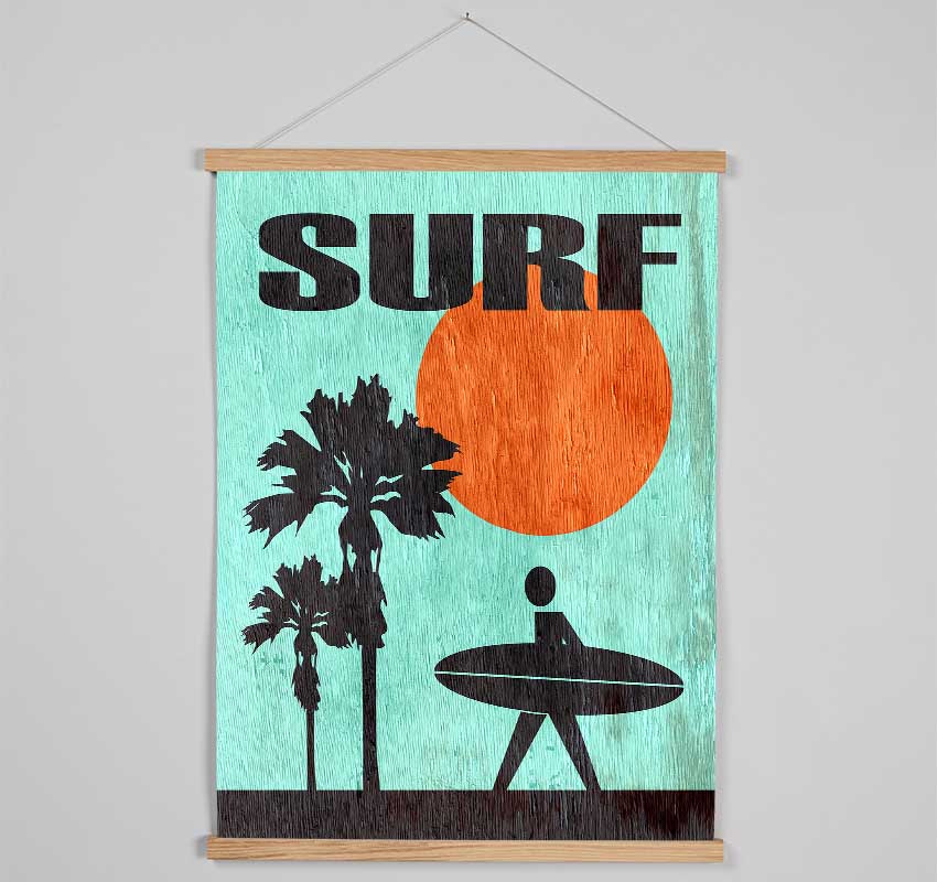 Surf Time Hanging Poster - Wallart-Direct UK