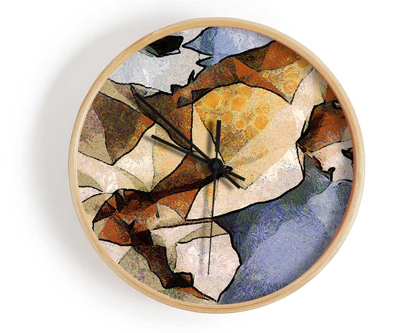 Mountain Woman Clock - Wallart-Direct UK