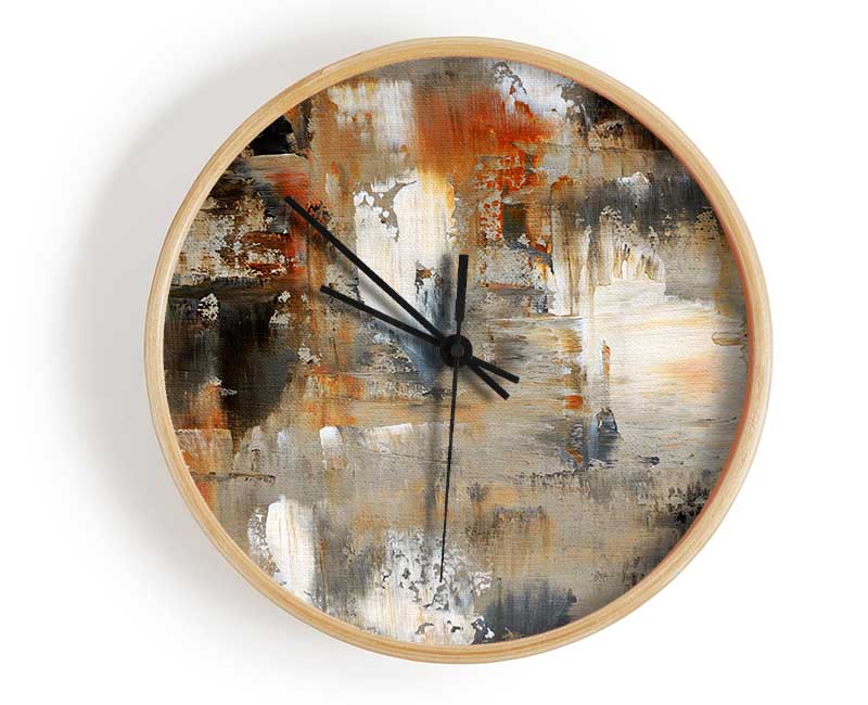 Rain In The City Clock - Wallart-Direct UK