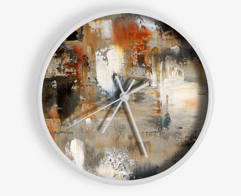 Rain In The City Clock - Wallart-Direct UK