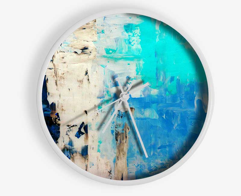 Blues Clock - Wallart-Direct UK