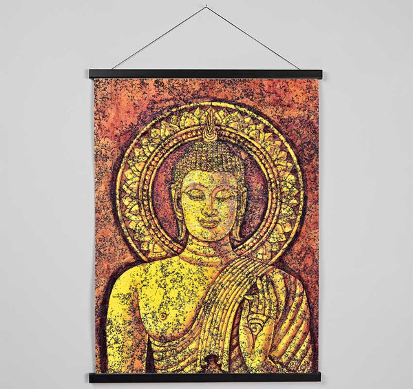 Golden Buddha 1 Hanging Poster - Wallart-Direct UK