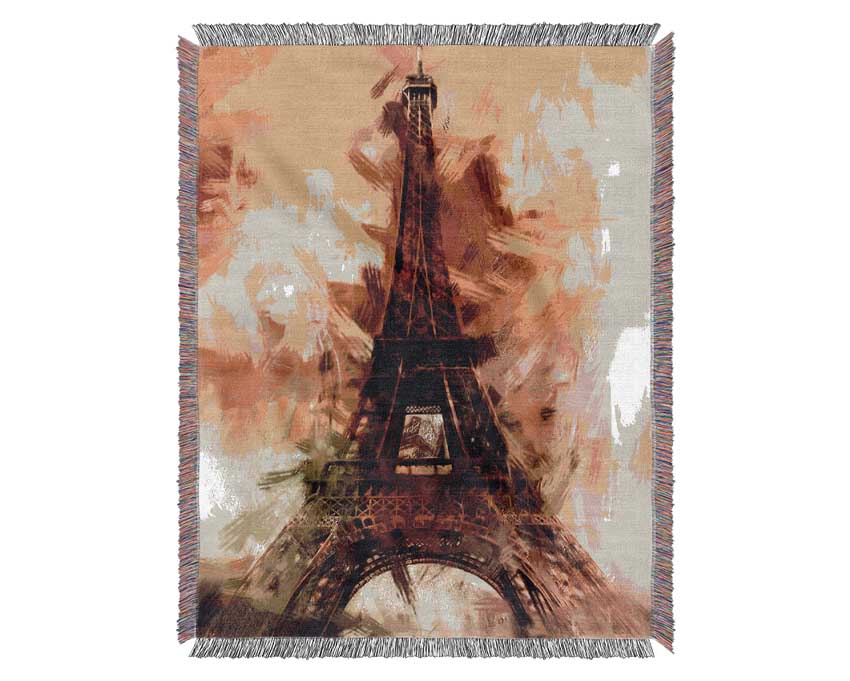 Eiffel Tower 1 Woven Blanket