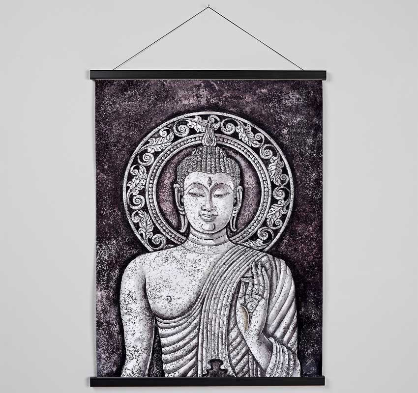 Buddha Black Hanging Poster - Wallart-Direct UK