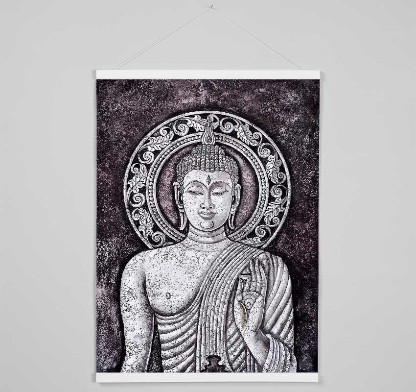 Buddha Black Hanging Poster - Wallart-Direct UK