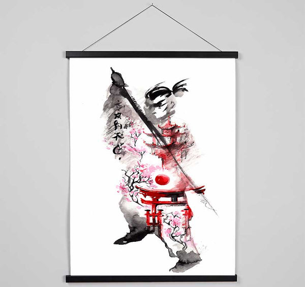 Chinese Warrior Hanging Poster - Wallart-Direct UK