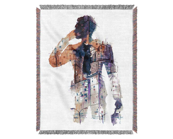 Man Of The City Woven Blanket